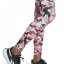 Reebok Lux Bold Camo Print Leggings Womens Gym Legging Semi Proud Pink