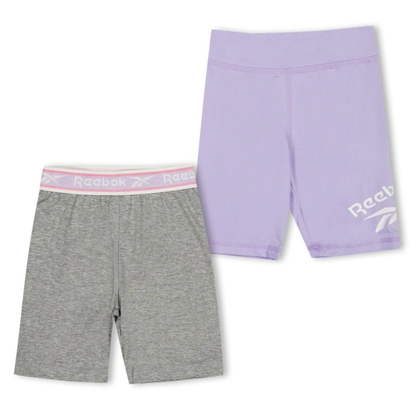 Reebok Kids' Jersey Jogger Shorts Lavender