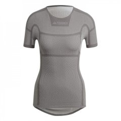 adidas Terrex Drynamo Short Sleeve dámské tričko Grefiv/ White