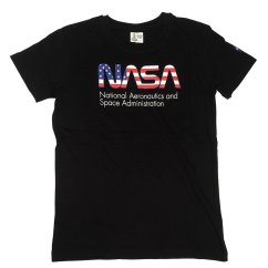 Dětské tričko NASA Worm Logo Black
