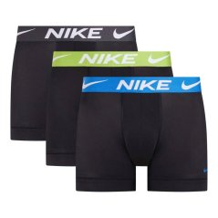 Nike Essential Micro 3 Pack Boxer Trunks Black