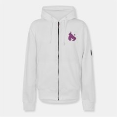 Money Men's Zip Hoodie White