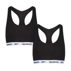 Reebok 2 Pack Crop Top Frankie Black/White