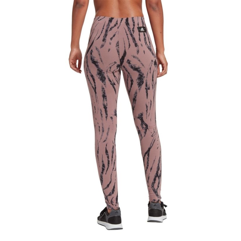 adidas Future Icons Animal Print Leggings Womens Oxide