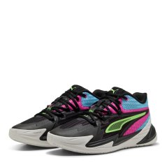 Puma Unisex Kids' Dagger Basketball Trainers Black/Pink