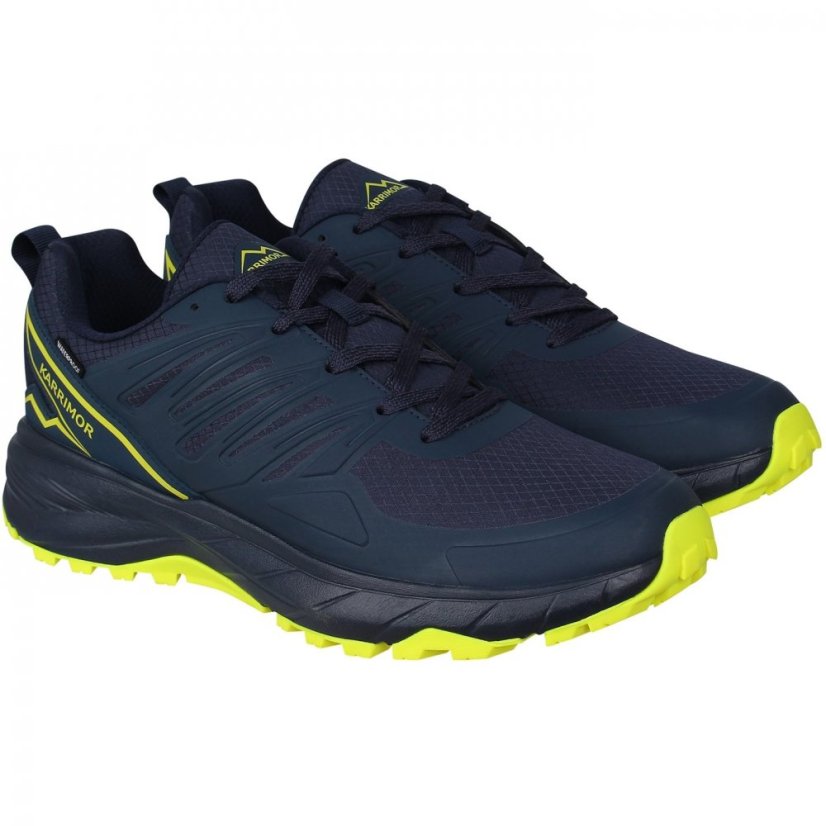 Karrimor Caracal WP Mens Trainers Navy/Fluo