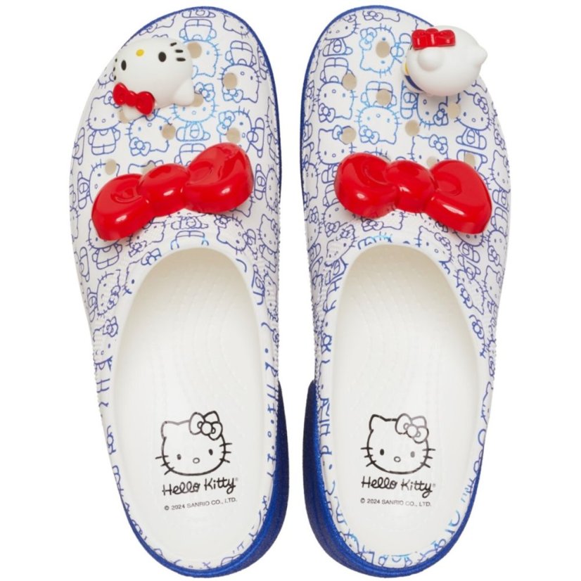 Crocs Unisex Kids' Hello Kitty Siren Clog White