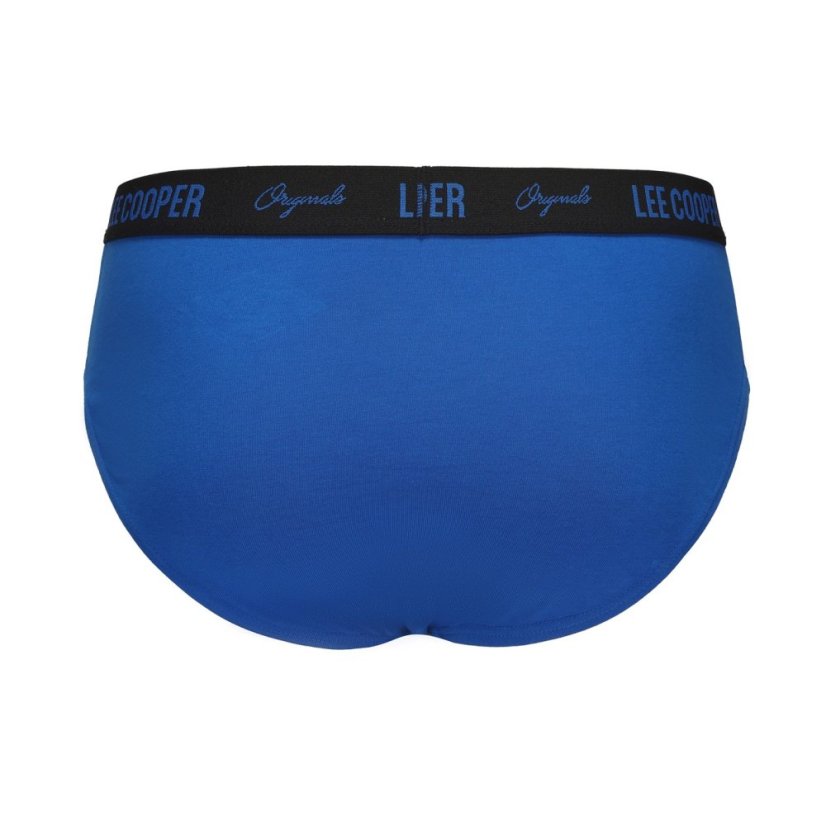 Lee Cooper Mens 5-Pack Comfort Briefs Blue