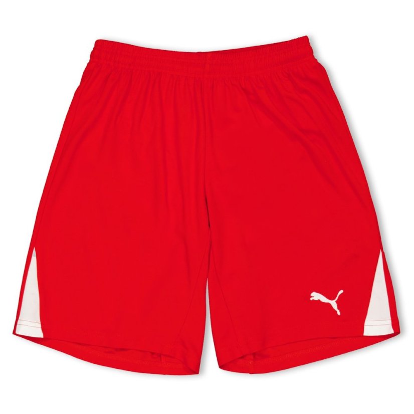Puma (F3) Fb Team Shorts With Brief Juniors Red