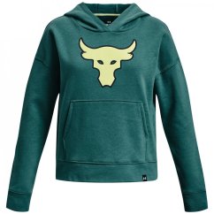 Under Armour Armour Pjt Rck Brhma Bull Fleece Hd dětská mikina Coastal Teal