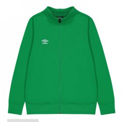 Umbro Club Essential Poly Jacket Juniors TW Emerald