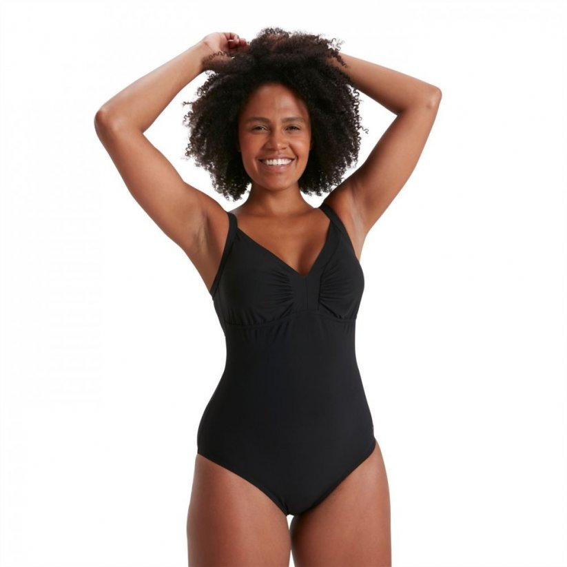 Speedo Watergem Swimsuit Womens Black