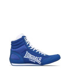 Lonsdale Contender Boxing Boots Blue/White