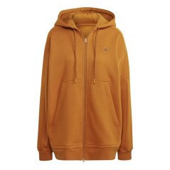 adidas Women's Zip Hoodie Dark Caramel