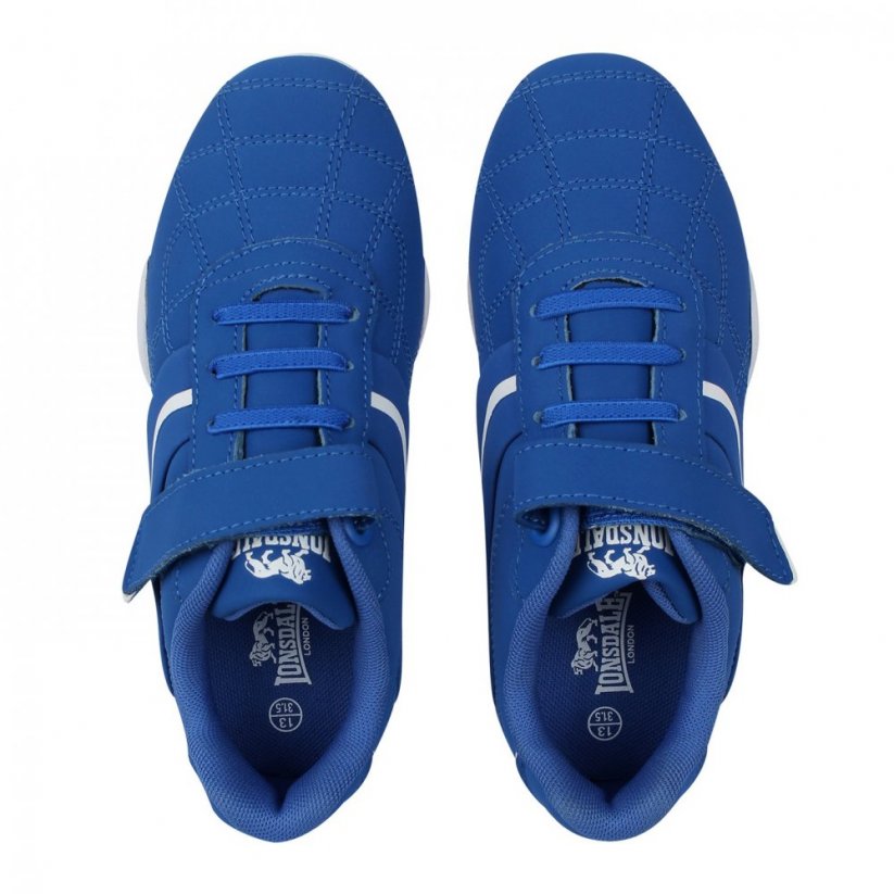 Lonsdale Camden Childrens Trainers Blue - Velikost: C13 (31.5)