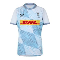 Castore Harlequins 2022 2023 Away Rugby Shirt Mens White