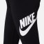 Nike Sportswear Essential Big Kids' (Girls') Mid-Rise Leggings Black/White