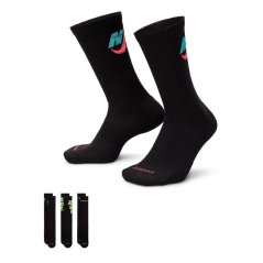 Nike Everyday Plus Cushioned Crew Socks (3 Pairs) Multi Colour