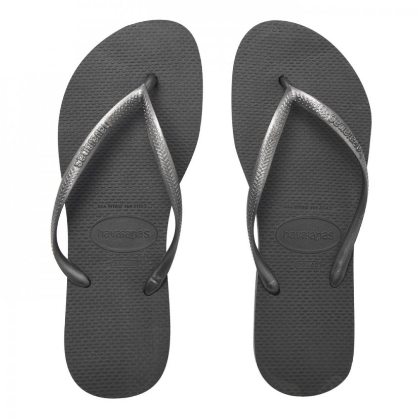 Havaianas Havaianas Slim Flip Flops Steel Grey 5178