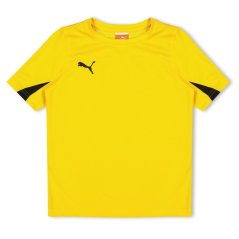 Puma (F12) Team S/S Tee Juniors Yellow