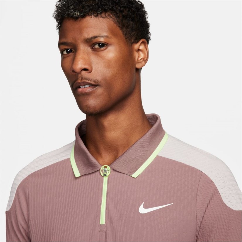 Nike Dri-FIT ADV Slam Men's Tennis Polo Smoke Mauve