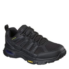 Skechers Goodyear Lace-Up Outdoor Sneaker W Walking Shoes Mens Black