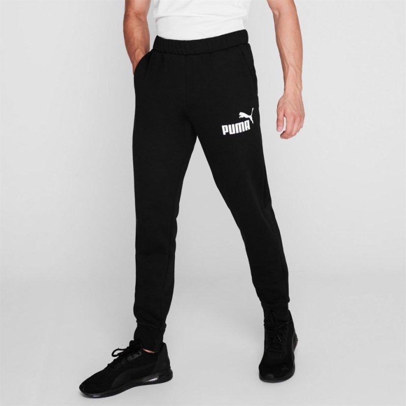 Puma No 1 Logo Jogging Pants Mens Black/White