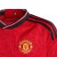 adidas Manchester United Home Shirt 2023 2024 Juniors Team Red