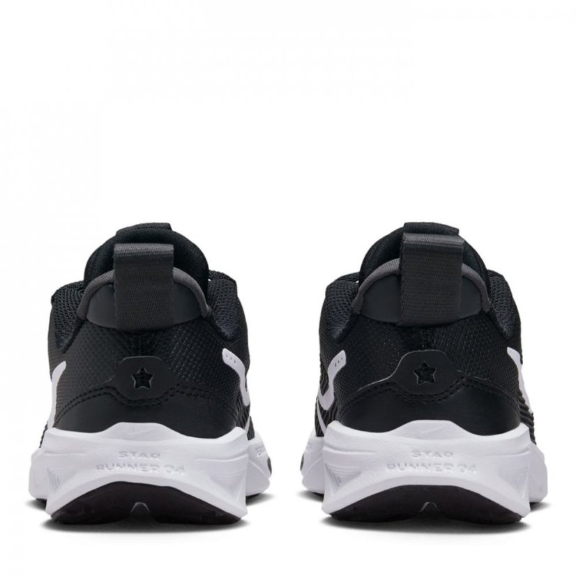 Nike Star Runner 4 Little Kids' Shoes Black/White