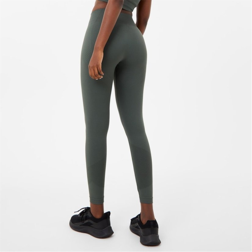 USA Pro Core High Rise Seamless Tights Womens Khaki