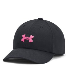 Under Armour Blitzing Adjustable Cap Junior Girls Black/Pink