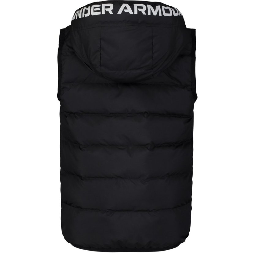 Under Armour Kids' Pronto Hooded Water Resistant Padded Gilet Black/Rock