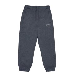 Slazenger Closed Hem Fleece Pants Junior Charcoal Marl