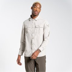 Craghoppers Men's Crag Long Sleeve Shirt Parchment