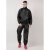 Lonsdale Sauna Suit Zip Senior Black/White
