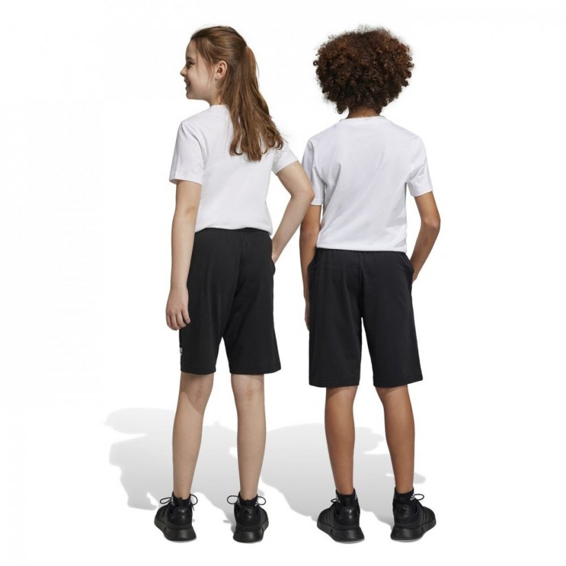 adidas BL Fleece Shorts Junior Boys Black/White
