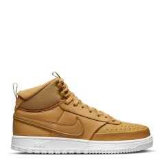 Nike Court Vision Mid Next Nature Mens Gold/White