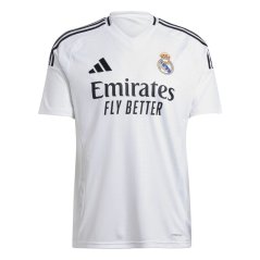 adidas Real Madrid Home Shirt 2024 2025 Adults White