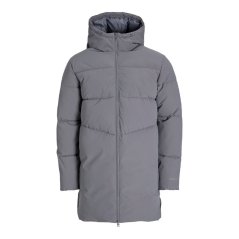 Jack and Jones Brady Long Puffer Jacket Grey