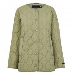 Kangol Quilted Jacket Womens Sage