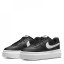 Nike Court Vision Alta Leather Womens Trainers Black/White