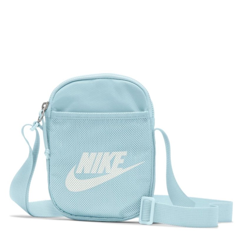 Nike Heritage Crossbody Bag (Small 1L) Blue/White