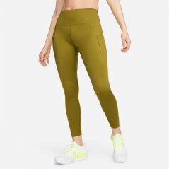 Nike Dri-FIT Go Women's Firm-Support Mid-Rise 7/8 Leggings with Pockets Moss/Black
