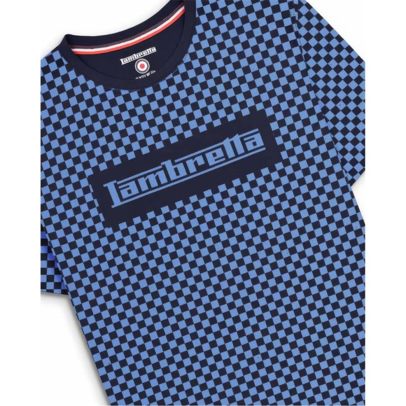 Lambretta Tone Tee Navy/Dark Blue