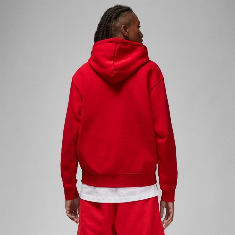 Air Jordan Essentials Men's Full-Zip Fleece Hoodie Gym Red