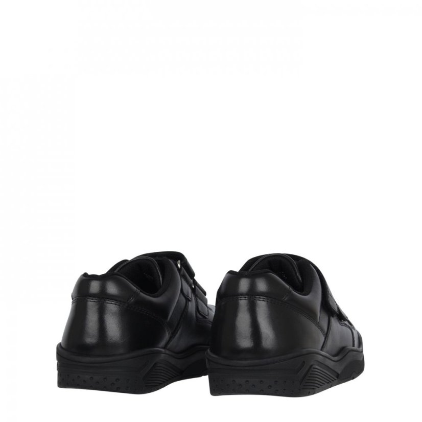 Fabric Vel Trainer Child Black