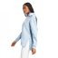 adidas All SZN Fleece Graphic dámská mikina Wonder Blue