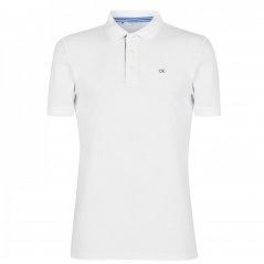 Calvin Klein Golf Golf Cotton pánské polo tričko White