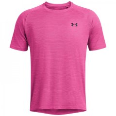 Under Armour Tech Training T Shirt Mens Astro Pink Tex