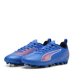 Puma Unisex Kids' Ultra 6 Play Mg Firm Ground Football Boots ltrBl-Wht-GlwRd